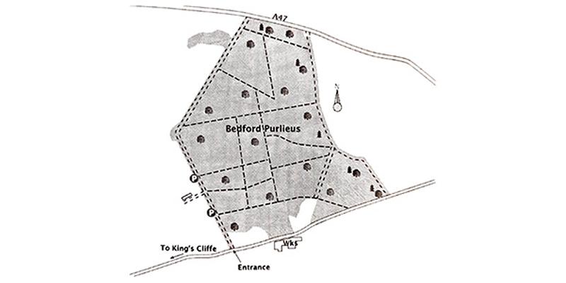 Image of Bedford Purlieus Nature Reserve birding site