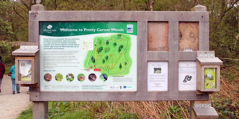 Image of Pretty Corner Wood - Sheringham birding site